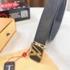 Arrival 🎺🎺 Real Photo, Louis Vuitton LV Men's Belt, ZP Mould Design, Imported Genuine Original Print, Top Grain Cowhide Leather, Precision Metal Letters, Double-Sided Usage, 3.8cm Width