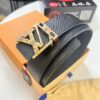 Arrival 🎺🎺 Real Photo, Louis Vuitton LV Men's Belt, ZP Mould Design, Imported Genuine Original Print, Top Grain Cowhide Leather, Precision Metal Letters, Double-Sided Usage, 3.8cm Width