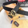 Arrival 🎺🎺 Real Photo, Louis Vuitton LV Men's Belt, ZP Mould Design, Imported Genuine Original Print, Top Grain Cowhide Leather, Precision Metal Letters, Double-Sided Usage, 3.8cm Width