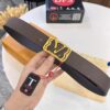 Top-Tier LV Louis Vuitton Belt - Genuine Mold L Letter Polished Stainless Steel Hardware, Inner Buckle Design, 3.8cm Width, Premium French Imported Embossed Cowhide Leather