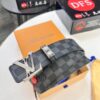 Louis Vuitton LV Belt, New Men's Leather Belt with Monogram Pattern, Imported Fabric, Reversible Design, Diamond-Paved Letters, 3.8cm Width