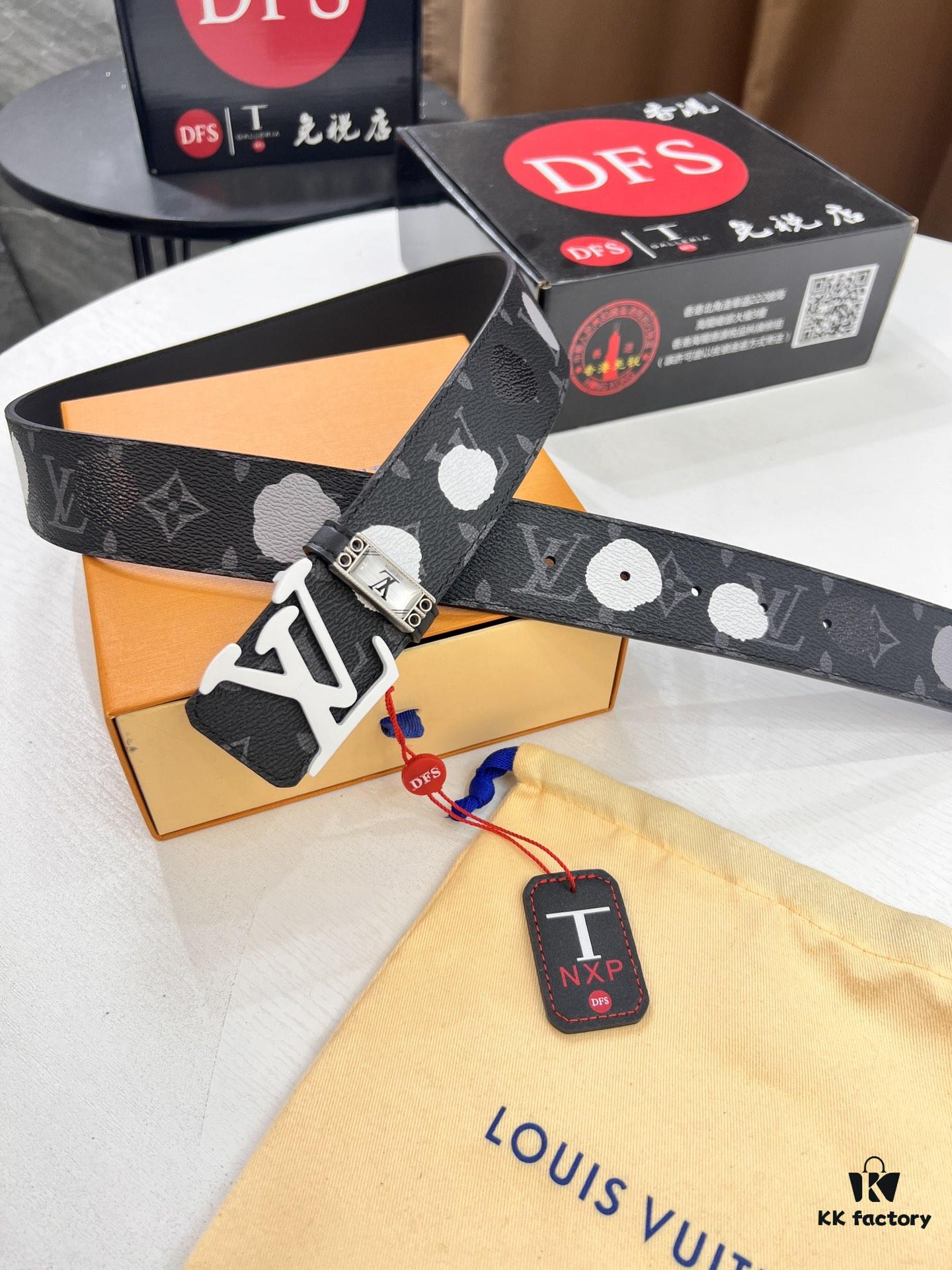 New Arrival Authentic Louis Vuitton LV Men's Belt