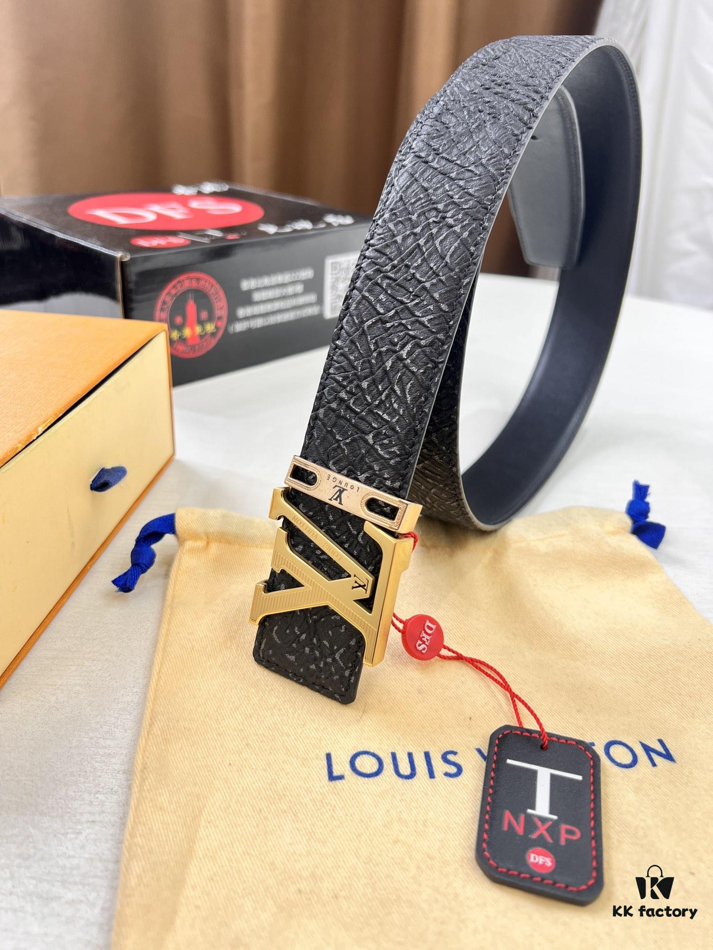 Top-Tier Belt - Original Factory Premium Hong Kong Duty-Free T Gift Box (NXP Hangtag with Verifiable Official Website RFID Chip)