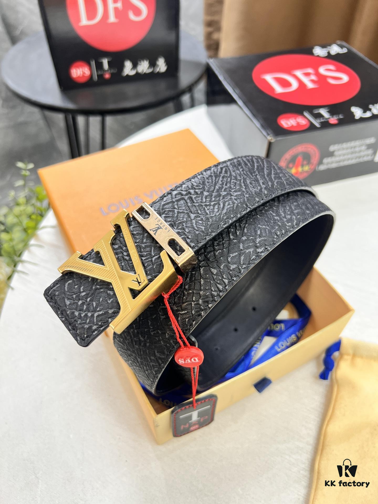 Top-Tier Belt - Original Factory Premium Hong Kong Duty-Free T Gift Box (NXP Hangtag with Verifiable Official Website RFID Chip)