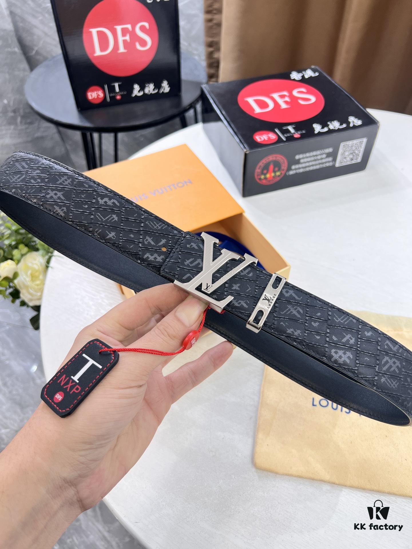 Top-Tier Belt, Original Factory Premium Hong Kong Duty-Free T Gift Box (NXP Hang Tag with RFID Verification Compatible with Official Website, Authentic Anti-Counterfeit Chip)