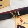 Louis Vuitton LV Belt - Top-Tier Genuine Leather with NXP RFID Chip, Hong Kong Duty-Free Gift Box, Embossed French Full-Grain Calfskin, 3.8cm Width