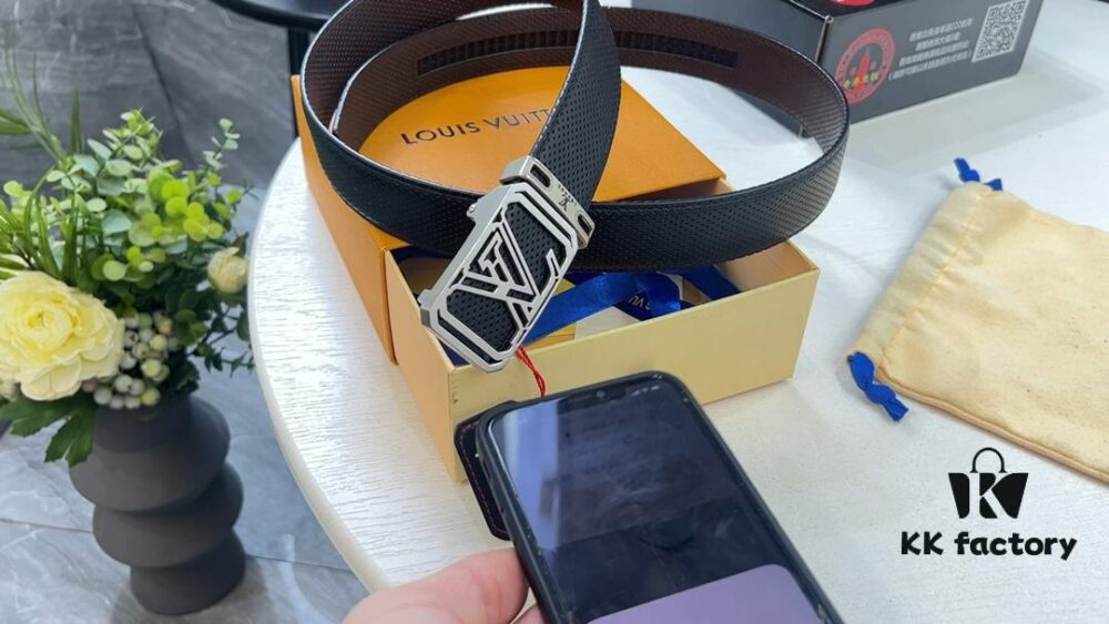 Arrival of Goods. Video Anti-counterfeiting Sensing Network Automatic Trendy Belt, Automatic LV Stainless Steel Hardware