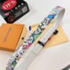 LV Men's Belt, 3.8cm Width, Genuine Top-Grade Calfskin Leather, Reversible Design, Authentic Pattern with Original Factory Printing, Precision Metal Buckle, NXP Anti-Counterfeit Chip Compatible with Official Website Verification