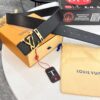 Top-Tier Louis Vuitton LV Belt, Double-Sided Wear, French Top-Grain Calfskin with NXP RFID Chip, 3.8cm Width, Authentic Metal Hardware, Hong Kong Duty-Free T Gift Box
