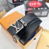 Top-Tier Louis Vuitton LV Belt, Double-Sided Wear, French Top-Grain Calfskin with NXP RFID Chip, 3.8cm Width, Genuine Steel Hardware, Hong Kong Duty-Free T Gift Box