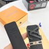 Louis Vuitton LV Men's Belt, 3.8cm Width, Genuine Top-Grade Cowhide Leather, Double-Sided Use, NXP Anti-Counterfeit Chip, Duty-Free Packaging