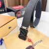 Louis Vuitton LV Men's Belt, 3.8cm Width, Genuine Top-Grade Cowhide Leather, Double-Sided Use, NXP Anti-Counterfeit Chip, Duty-Free Packaging