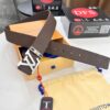 Arrival of Louis Vuitton LV Men's Belt, ZP Mould Design, Imported Genuine Original Print, Full-Grain Cowhide Leather, Double-Sided Usage, 3.8cm Width