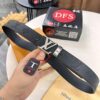 Louis Vuitton LV Men's Belt, Imported Genuine First-Layer Cowhide, 3.8cm Width, Brass Hardware with Precision Lettering