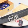 Top-tier Louis Vuitton LV Belt, Original Factory Hong Kong Duty-Free T Gift Box (NXP RFID Tag with Verifiable Chip), French Crocodile Ostrich Grain Full-Grain Calfskin, 3.8cm Width, Stainless Steel Precision Buckle with Beveled Edges