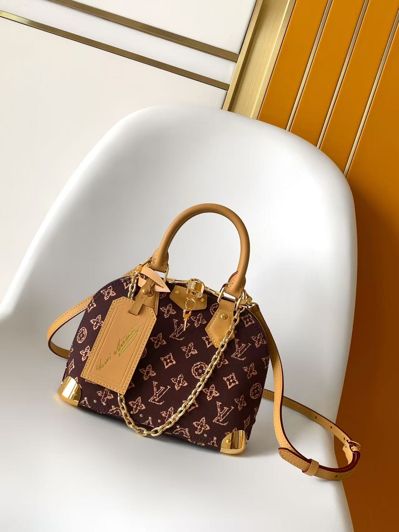 Louis Vuitton ALMA TRUNK BB Handbag M28105