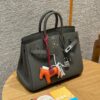 Birkin Platinum 25cm, Pewter Grey
