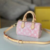 Louis Vuitton The Nano Speedy handbag crafted from classic Monogram canvas.