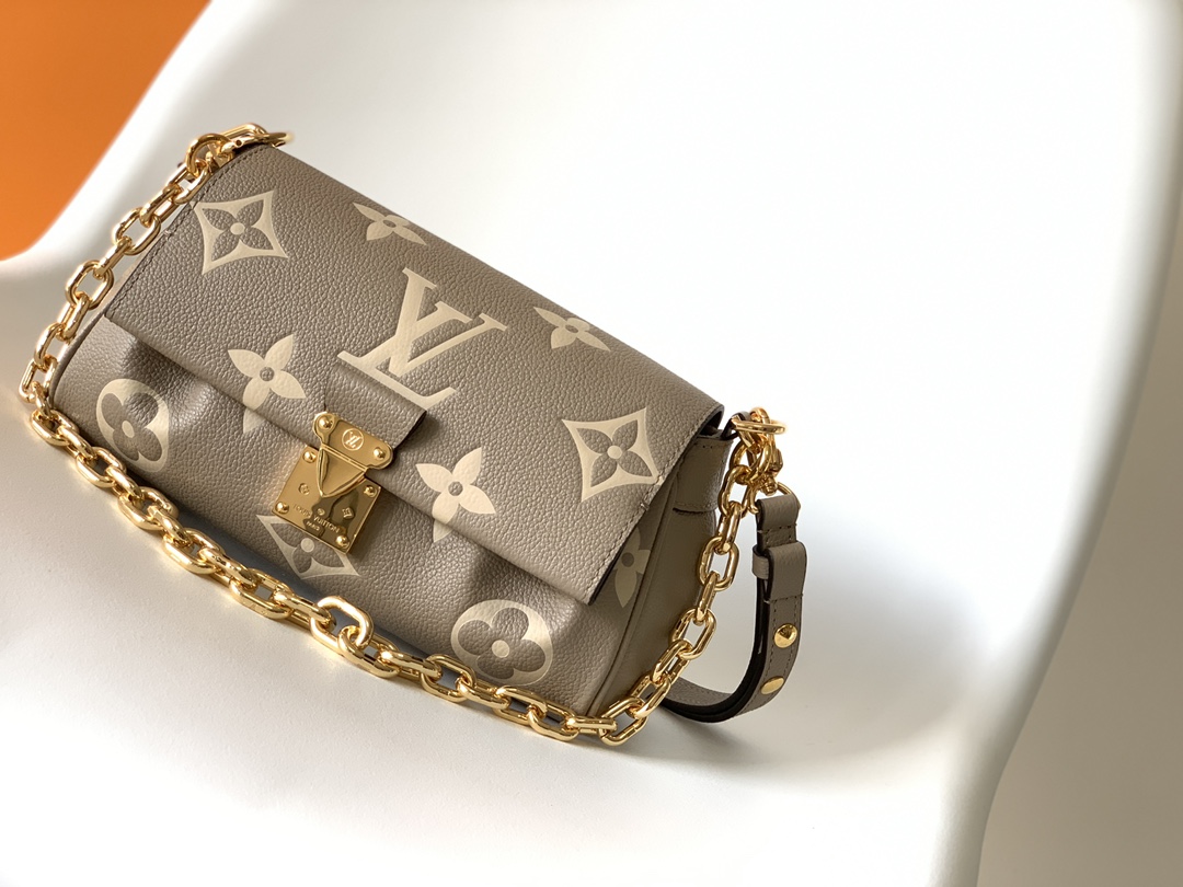 Louis Vuitton M45836 Grey | M45813 Black | M45859 Black Print | M46393 White Print/Pink — FAVORITE Handbag
