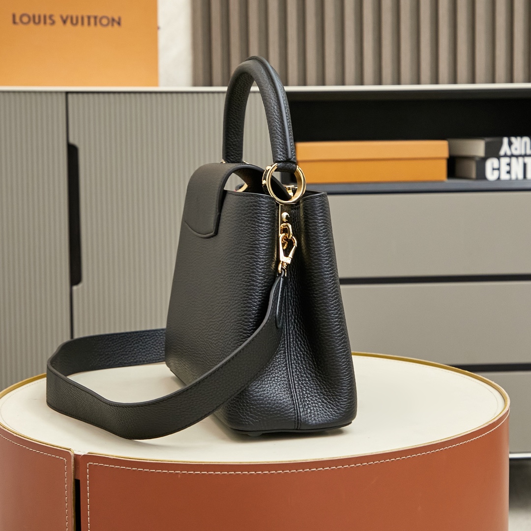 Capucines handbags, like the brand itself, are timeless and can bring a touch of sophisticated style to any look.