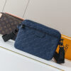 Louis Vuitton This Trio Messenger bag is crafted from soft Monogram Shadow calf leather.