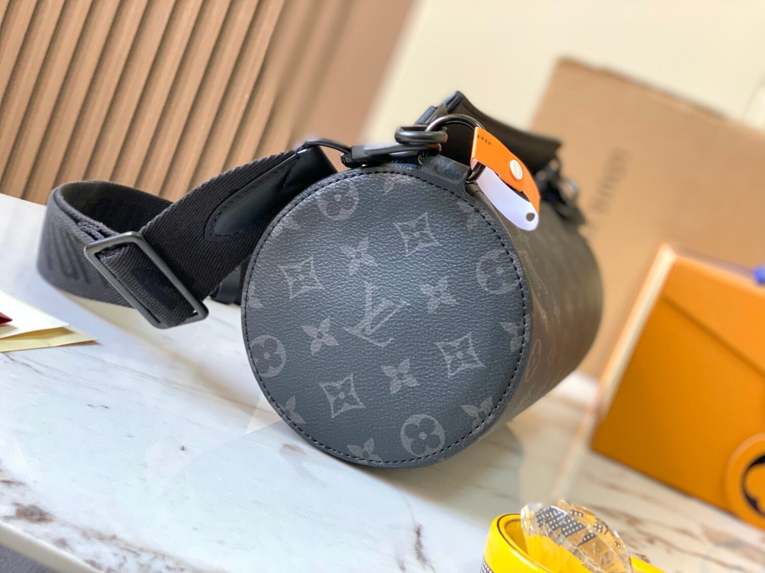 Louis Vuitton SOFT POLOCHON Small Bag M46796 – Black Monogram