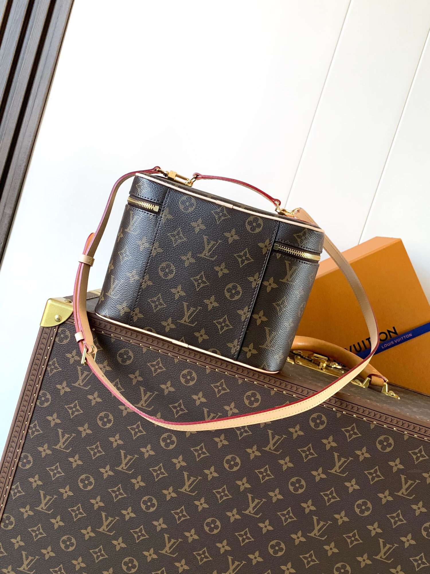 Louis Vuitton Small is beautiful. Inspired by the iconic NICE cosmetic case.