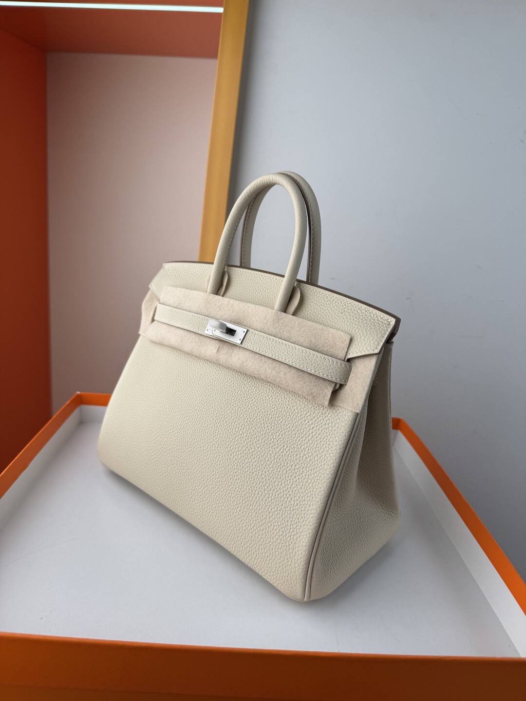 Togo Leather Platinum 2530cm