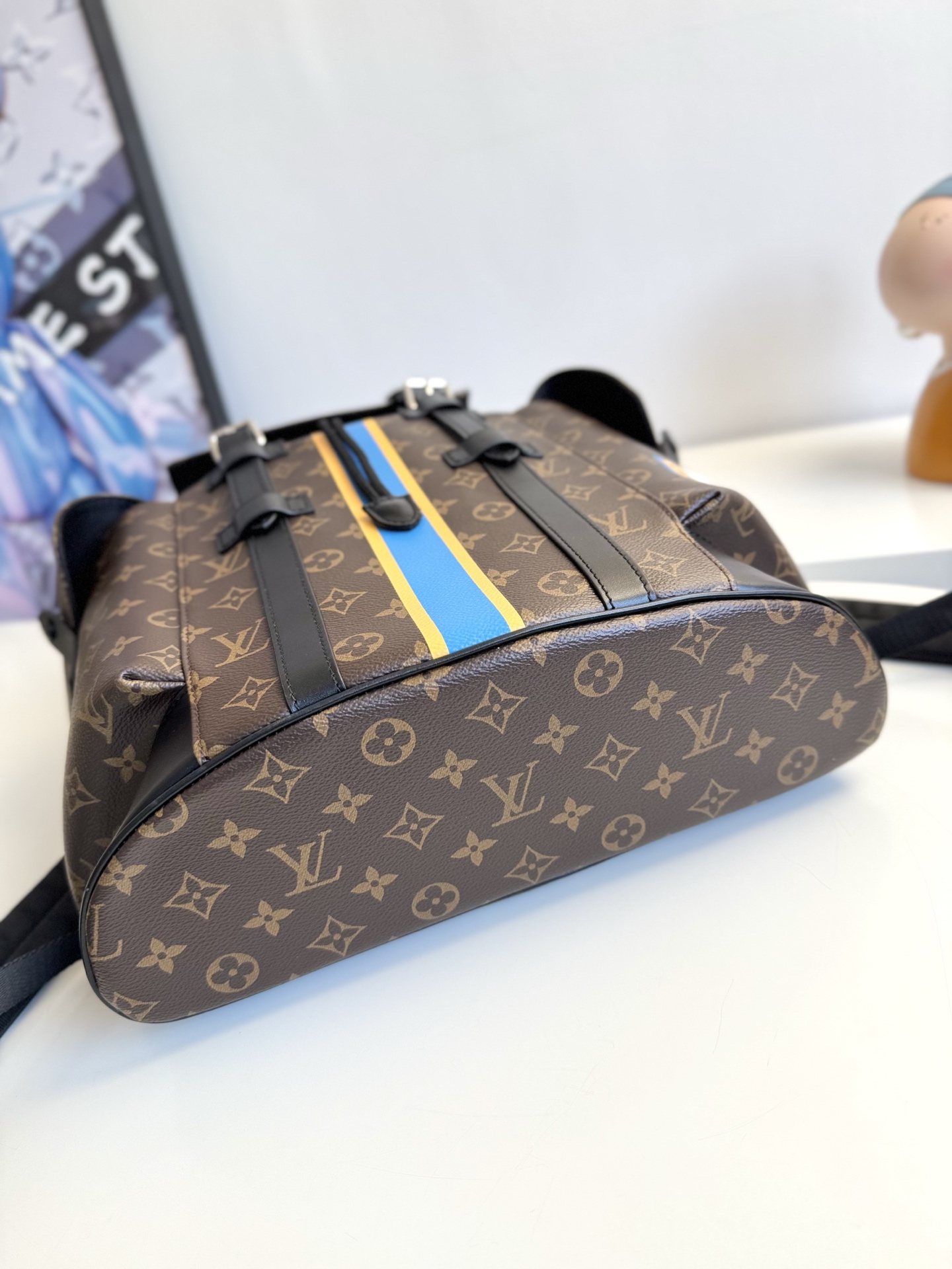 Louis Vuitton This Christopher medium backpack draws inspiration from mountaineering.