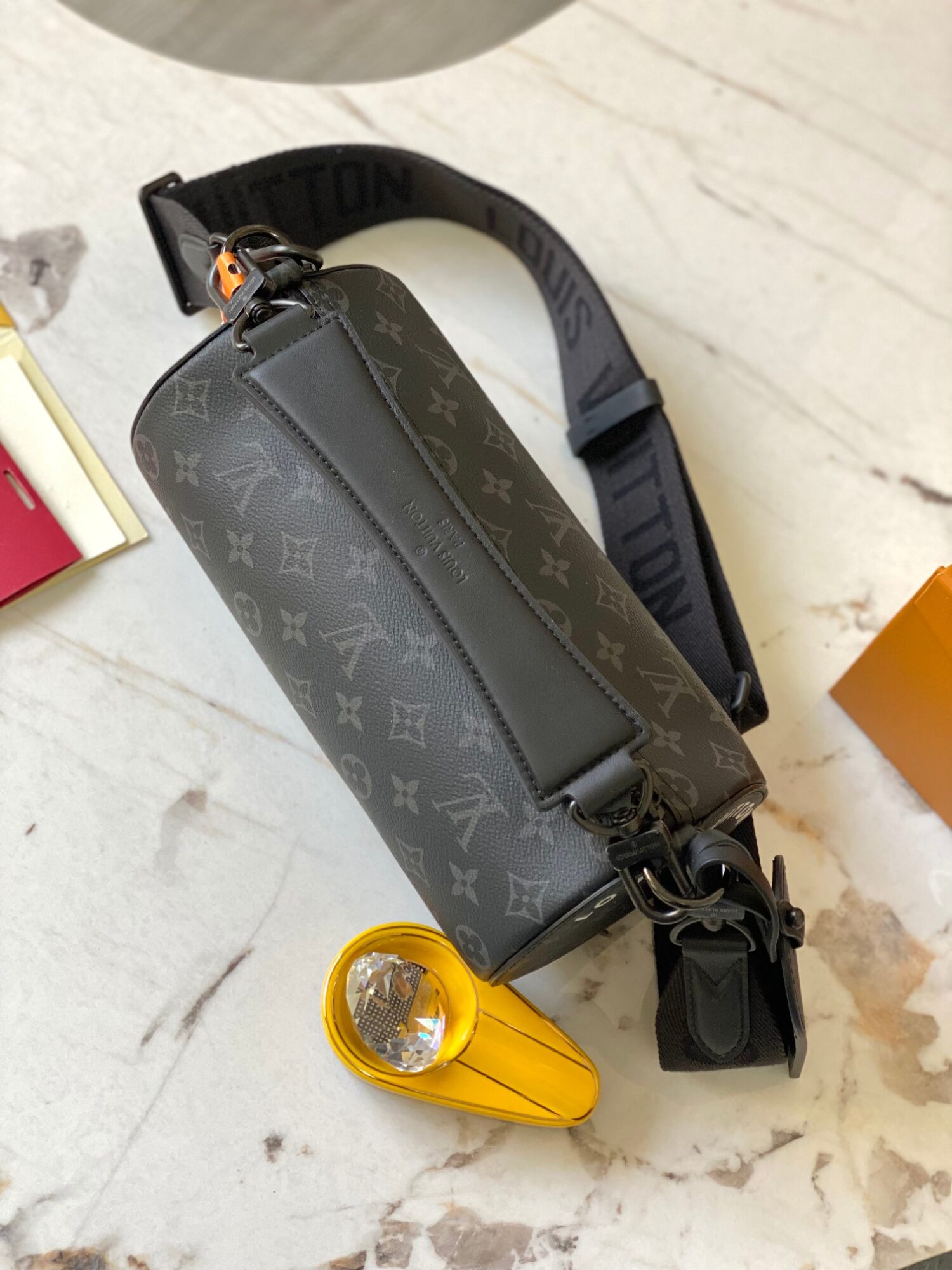 Louis Vuitton SOFT POLOCHON Small Bag M46796 – Black Monogram