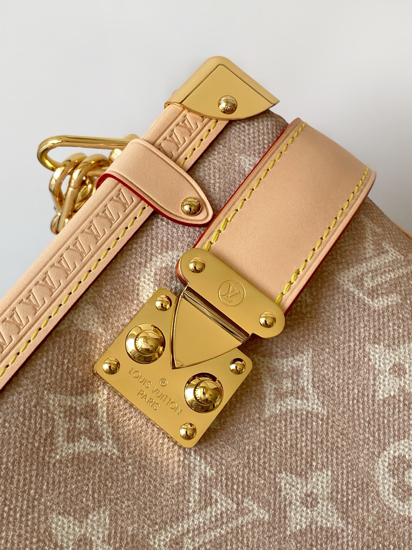 Louis Vuitton This "LV Travels With" edition of the large Side Trunk handbag showcases the brand's collaboration with a fashion icon and artist.