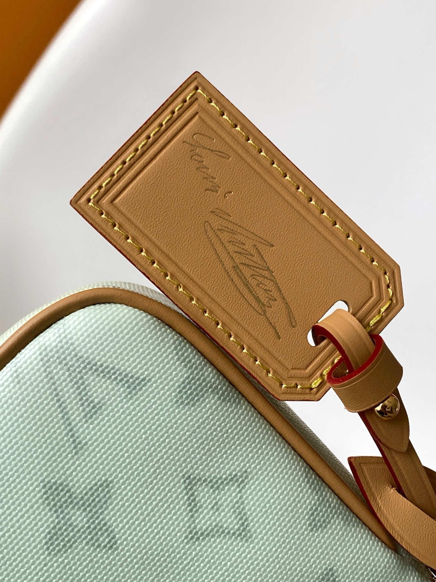 Louis Vuitton This Pochette Accessoires handbag is specially designed to celebrate the birth of the Louis Vuitton Monogram pattern.