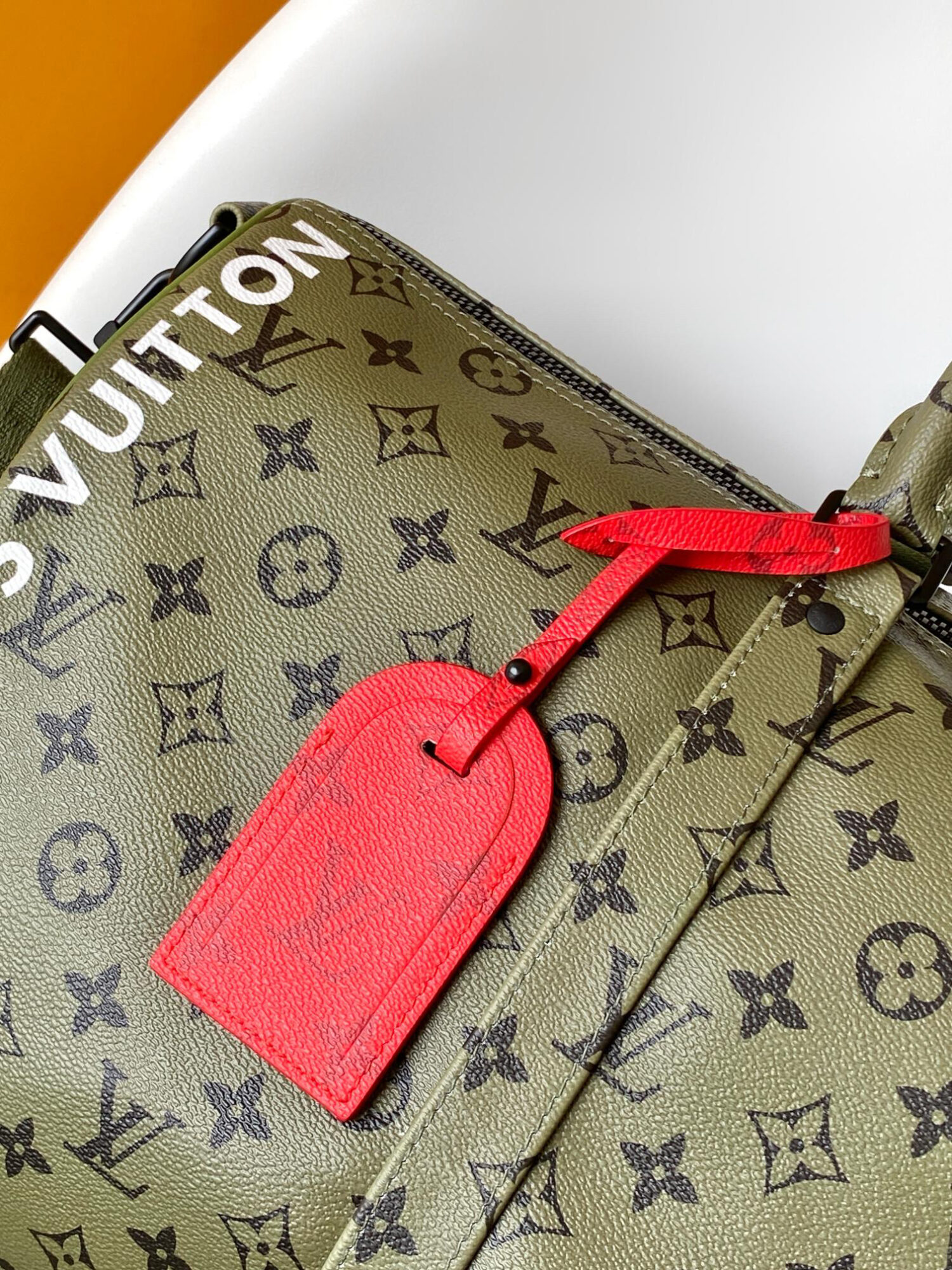 Louis Vuitton This Keepall Bandoulière 45 travel bag is part of the Monogram Tones collection.