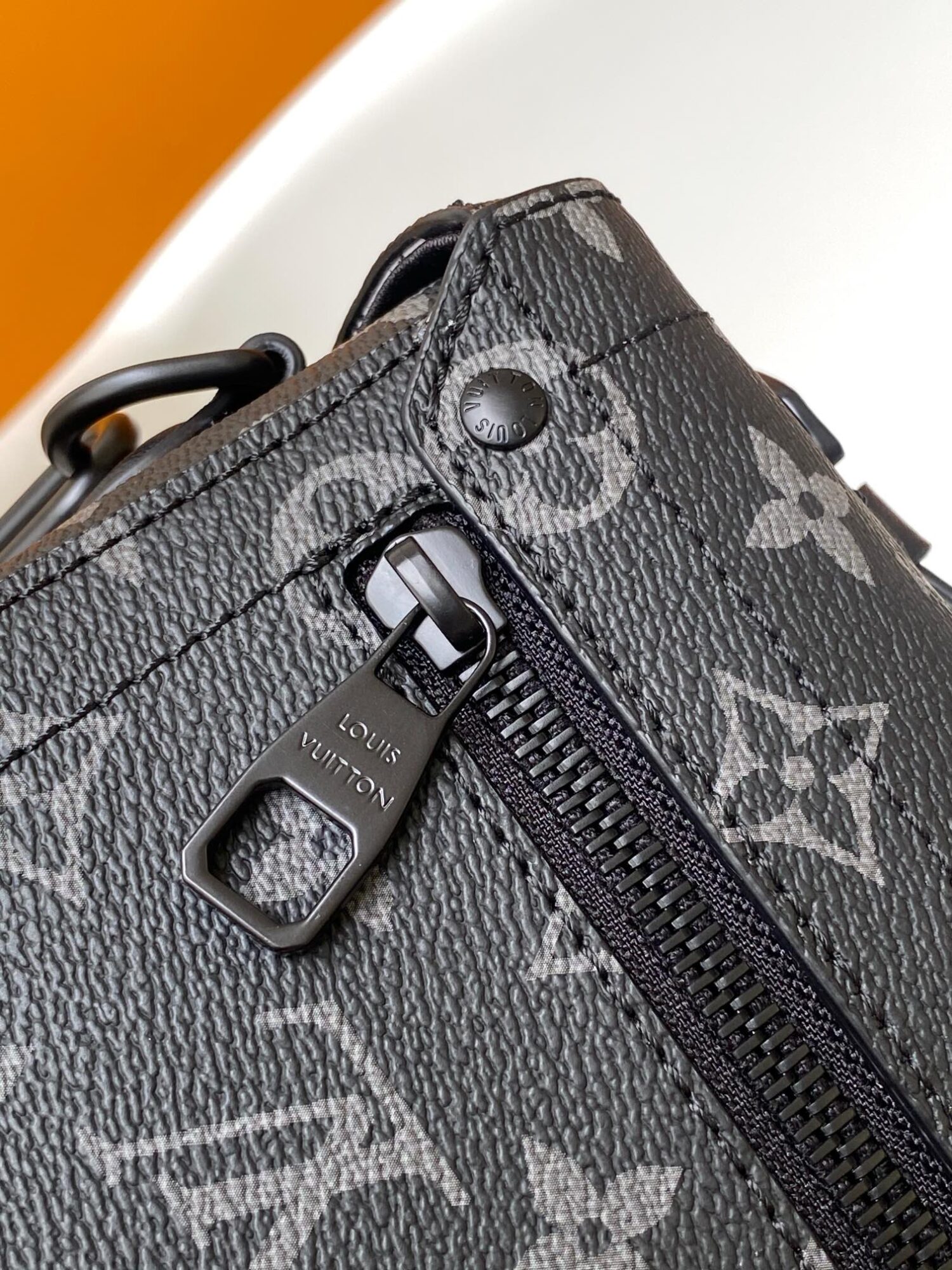 Louis Vuitton This Soul Trunk handbag is crafted from Monogram Eclipse canvas.