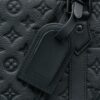 Louis Vuitton This Sac Plat 24H bag is crafted from Monogram-embossed Taurillon leather.