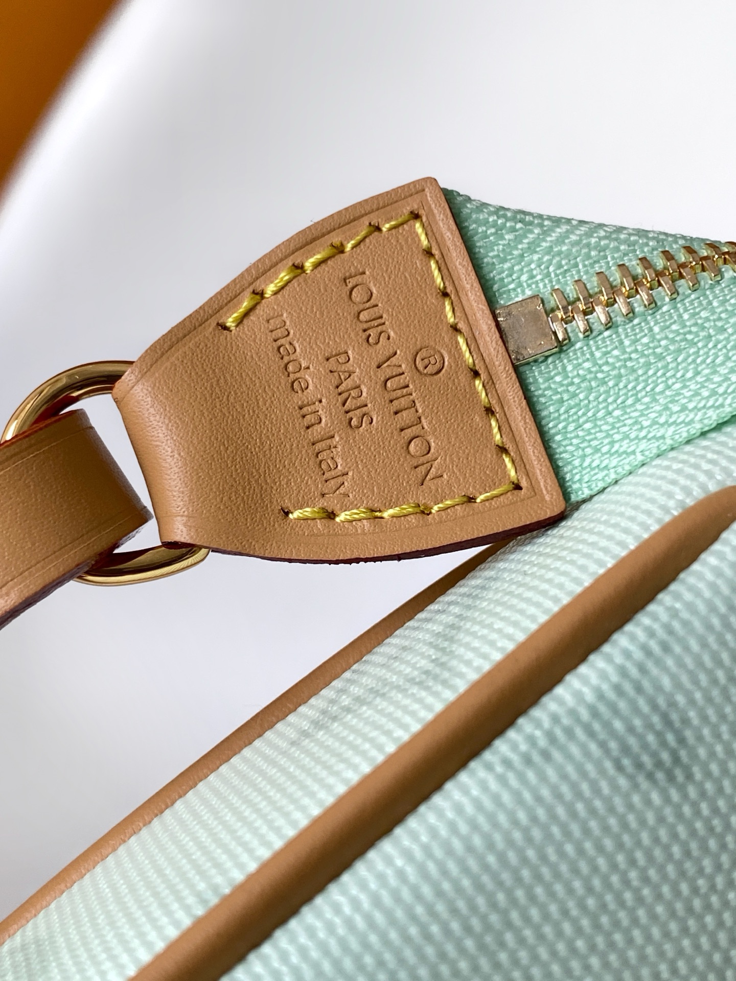 Louis Vuitton This Pochette Accessoires handbag is specially designed to celebrate the birth of the Louis Vuitton Monogram pattern.