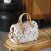 Louis Vuitton The Speedy 25 Tricolor inherits the elegant soul of the classic Speedy series.