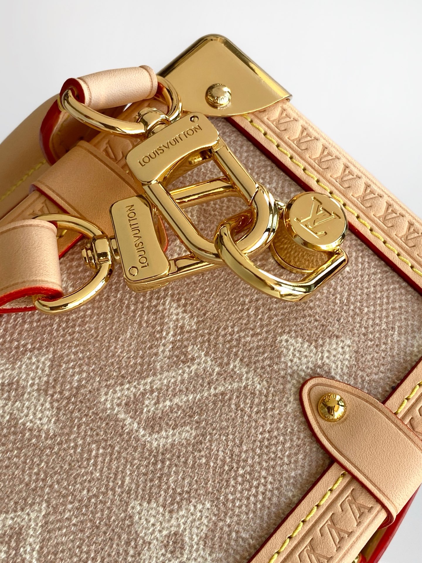 Louis Vuitton This "LV Travels With" edition of the large Side Trunk handbag showcases the brand's collaboration with a fashion icon and artist.