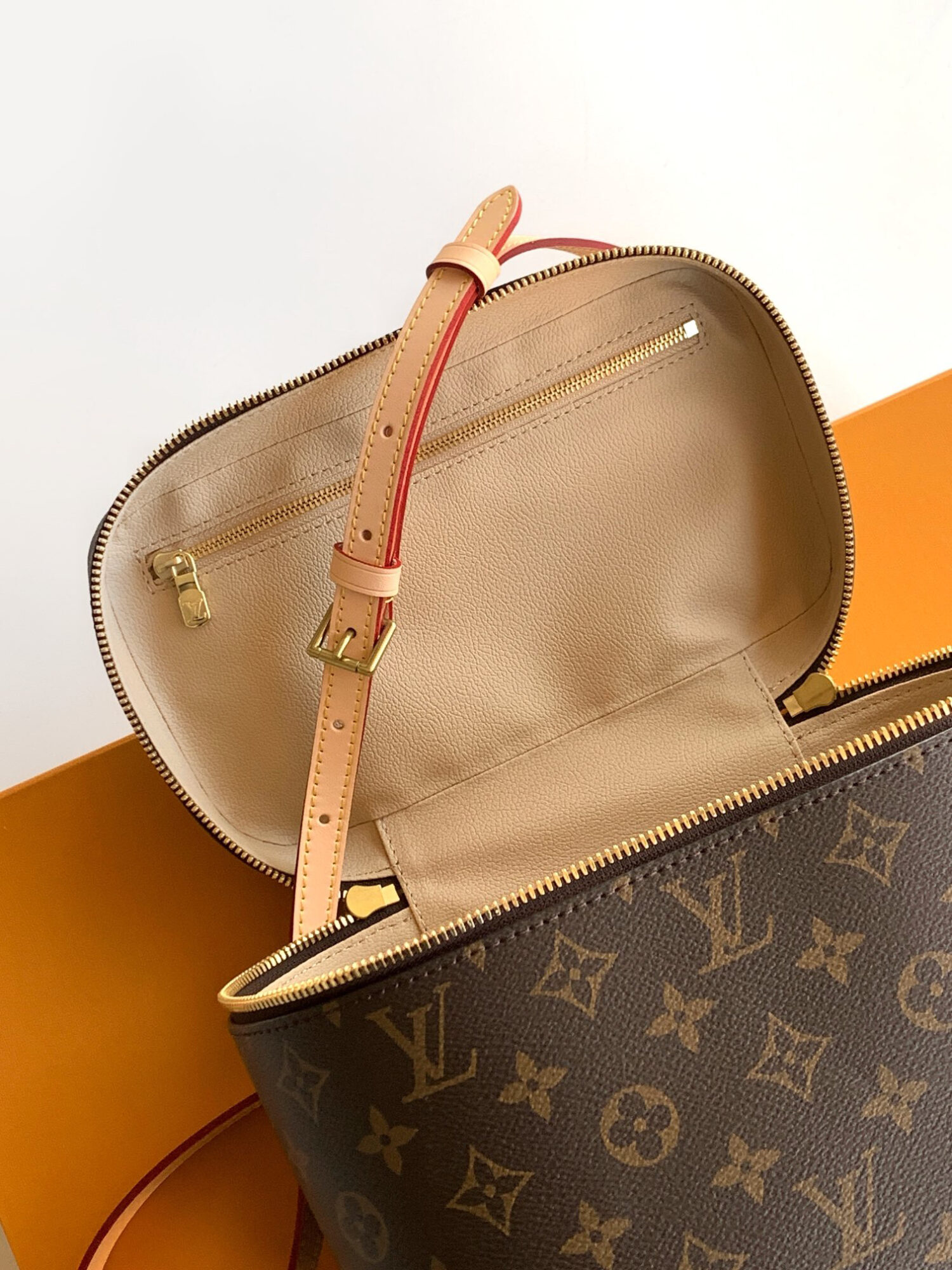 Louis Vuitton Small is beautiful. Inspired by the iconic NICE cosmetic case.