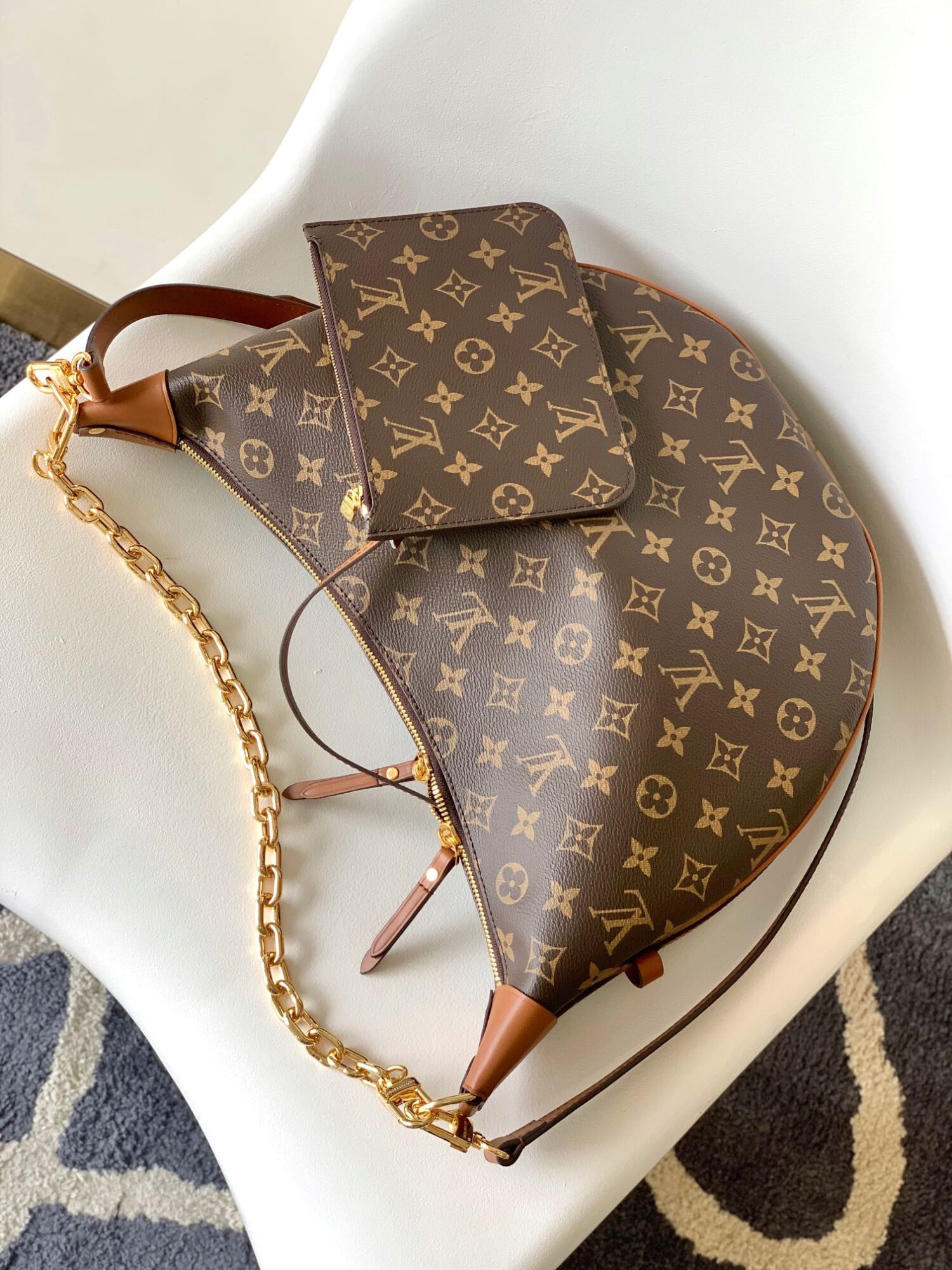 Louis Vuitton Classic Monogram paired with Yellow Floral Accents: LV Marelle Vintage Bag — The Latest in Vintage LV.