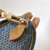Louis Vuitton N40682 — FW New Denim Collection. The Sunset bag takes center stage in Monogram Denim canvas.
