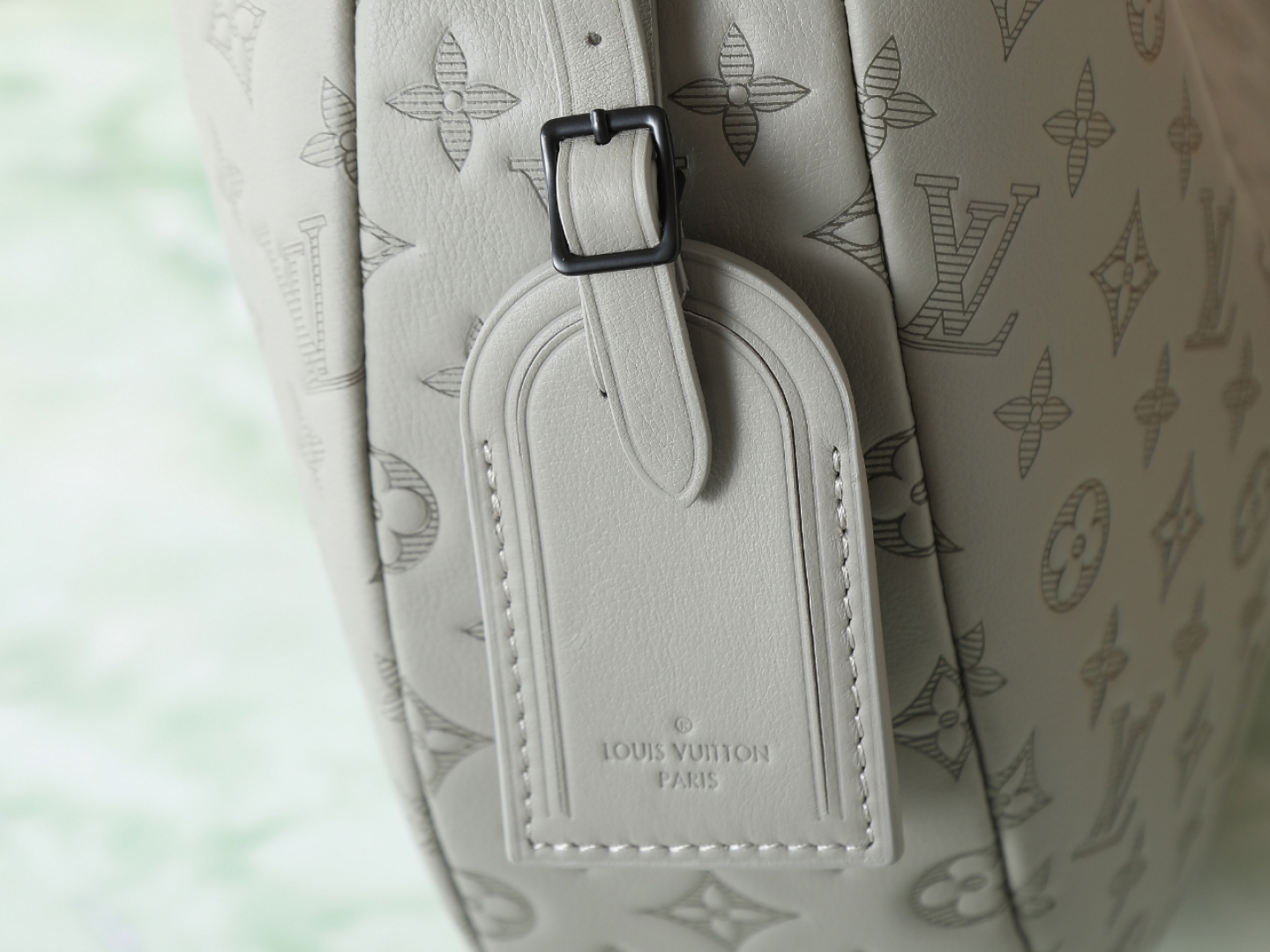 Louis Vuitton M24468: This Hobo Hamac bag is crafted from soft Monogram Shadow embossed cowhide leather.