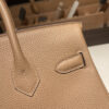 Birkin Platinum 30cm Togo Leather [Milk Tea Color] Gold Hardware
