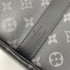 Louis Vuitton The Keepall 50 travel bag, crafted from the new, iconic black and grey Monogram Eclipse canvas.