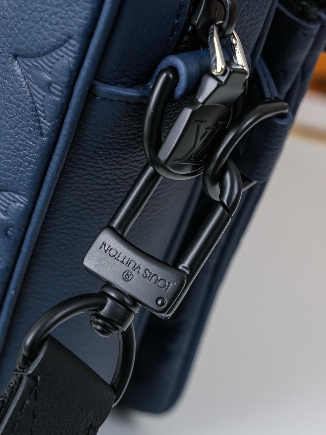 Louis Vuitton This Trio Messenger bag is crafted from soft Monogram Shadow calf leather.