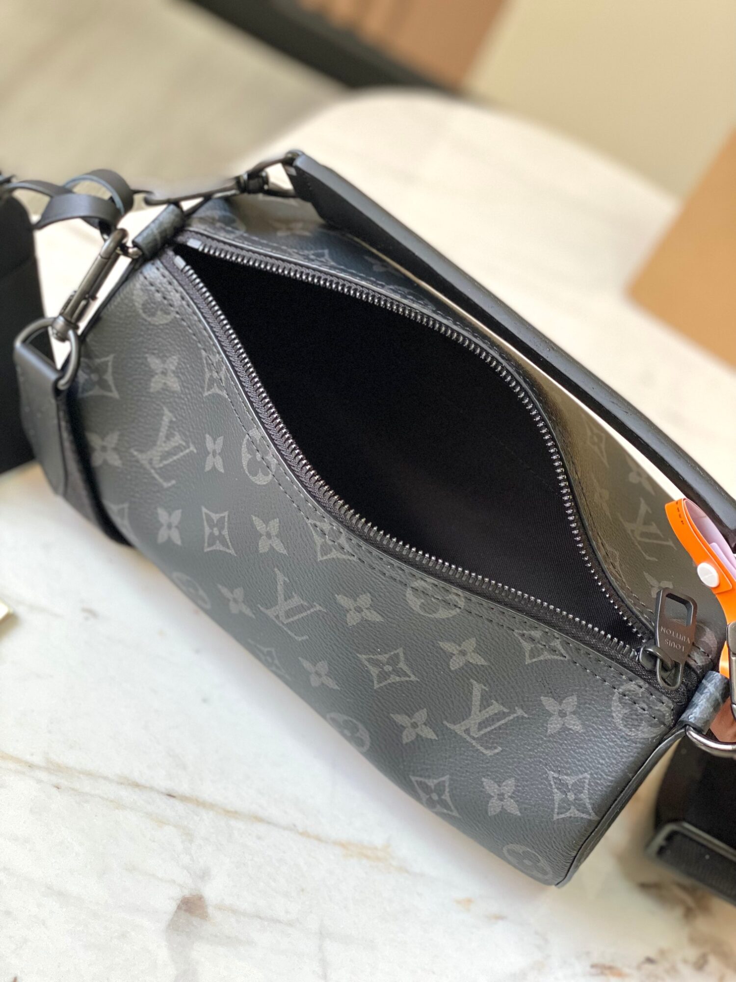 Louis Vuitton SOFT POLOCHON Small Bag M46796 – Black Monogram