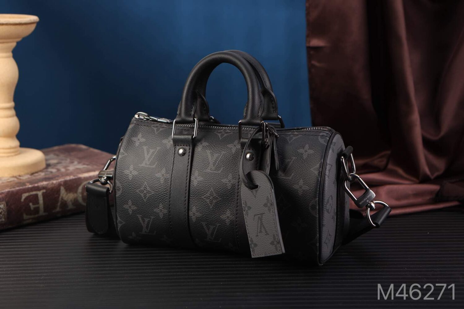 Louis Vuitton M46271 Black Floral Leather is made of Italian Grade A leather, which is of high quality.