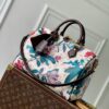 Louis Vuitton The M29066 floral Speedy 30 Soft handbag is from the Monogram Eden collection.