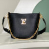 Louis Vuitton Lo and Walk full leather bucket bag and chain bag series