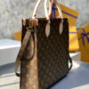 Louis Vuitton The M45848 classic Sac Plat medium handbag incorporates contemporary trends with its Monogram canvas and leather trim.